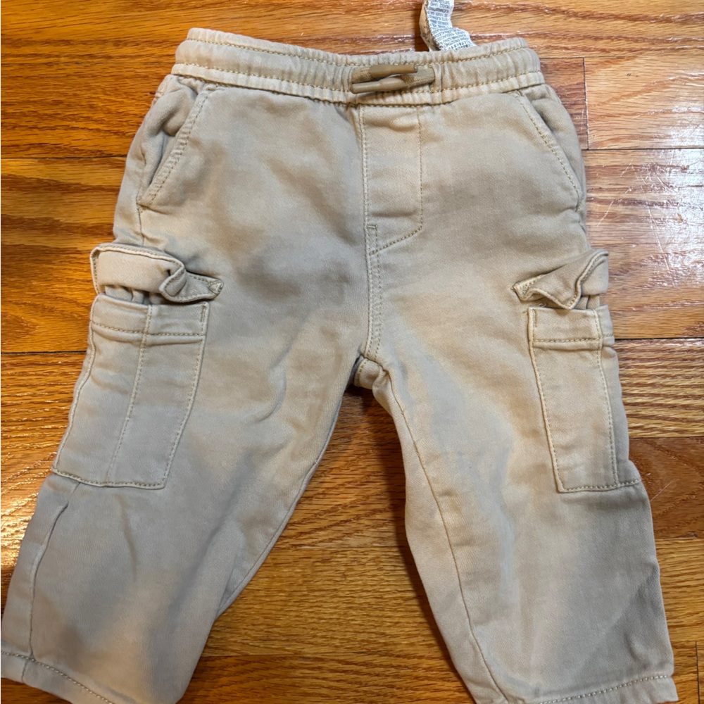 Zara Kids Beige Cargo Pants